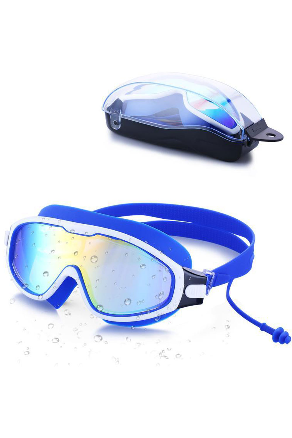 Electroplating Swimming Goggles Snorkeling Water Sport Glasses Anti-Fog Anti-UV